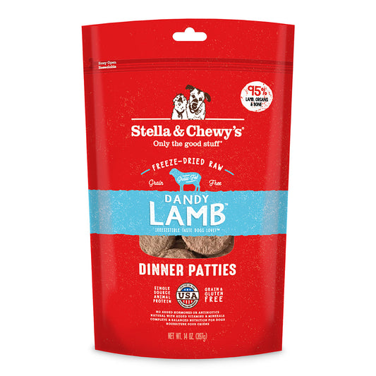 Stella & Chewy's Dog Freeze Dried Dinner Patties - Dandy Lamb 14oz