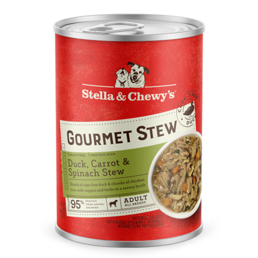 Stella & Chewy's Dog Gourmet Stew Duck, Carrot & Spinach Stew 12.5oz