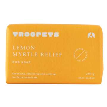 Troopets Essential Oil Dog Soap (Lemon Myrtle Relief)