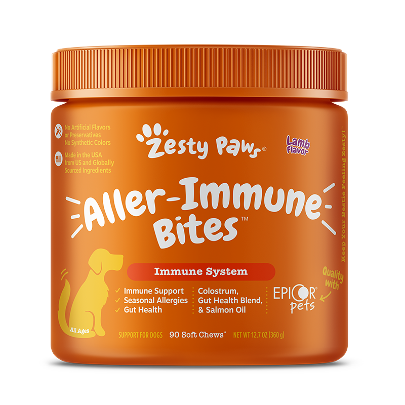 Zesty Paws Dog Aller-Immune Bites Lamb 90 soft chews
