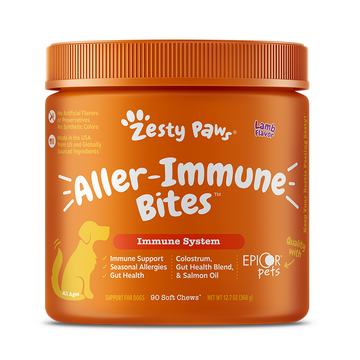 Zesty Paws Dog Aller-Immune Bites Lamb 90 soft chews