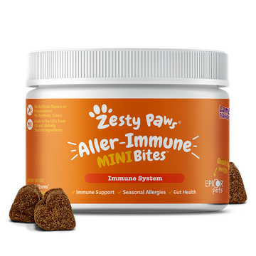 Zesty Paws Dog Aller-Immune Mini Bites Lamb 90 soft chews