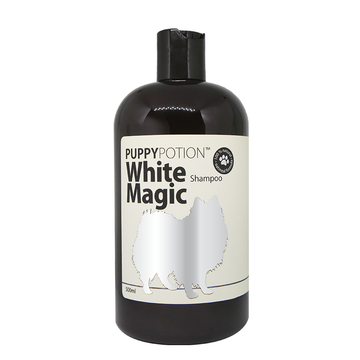 Puppy Potion Magic White Shampoo 500ml - Oatmeal, Majoram, Lavendar, Geranium, Cornflower, Acai Berry